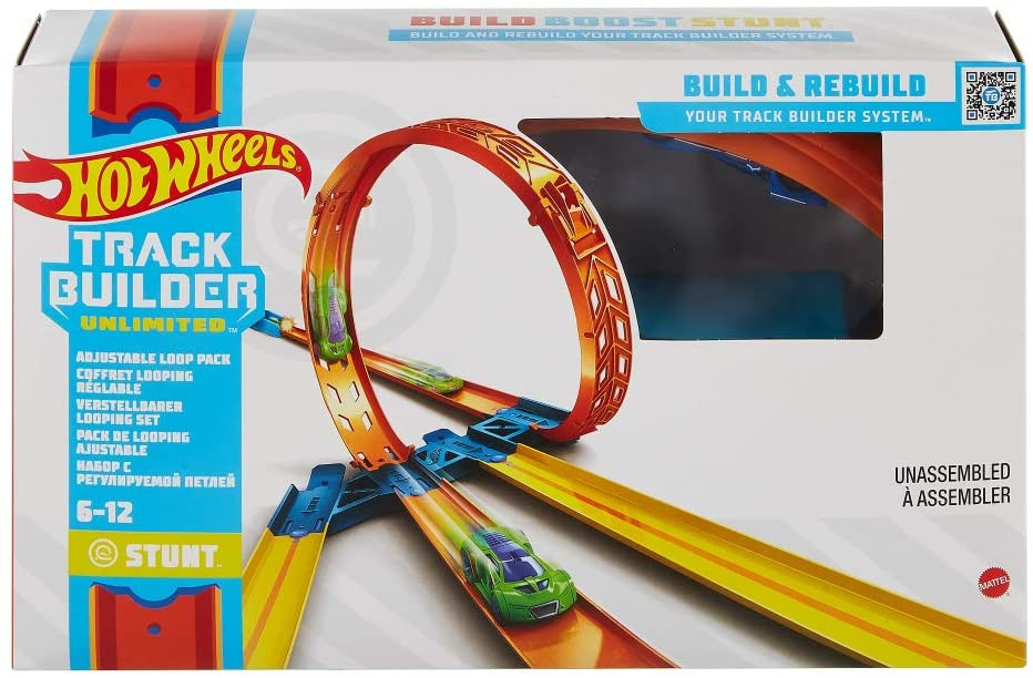 Set Joaca Hot Wheels Track Builder Unlimited Adjustable Loop Pack