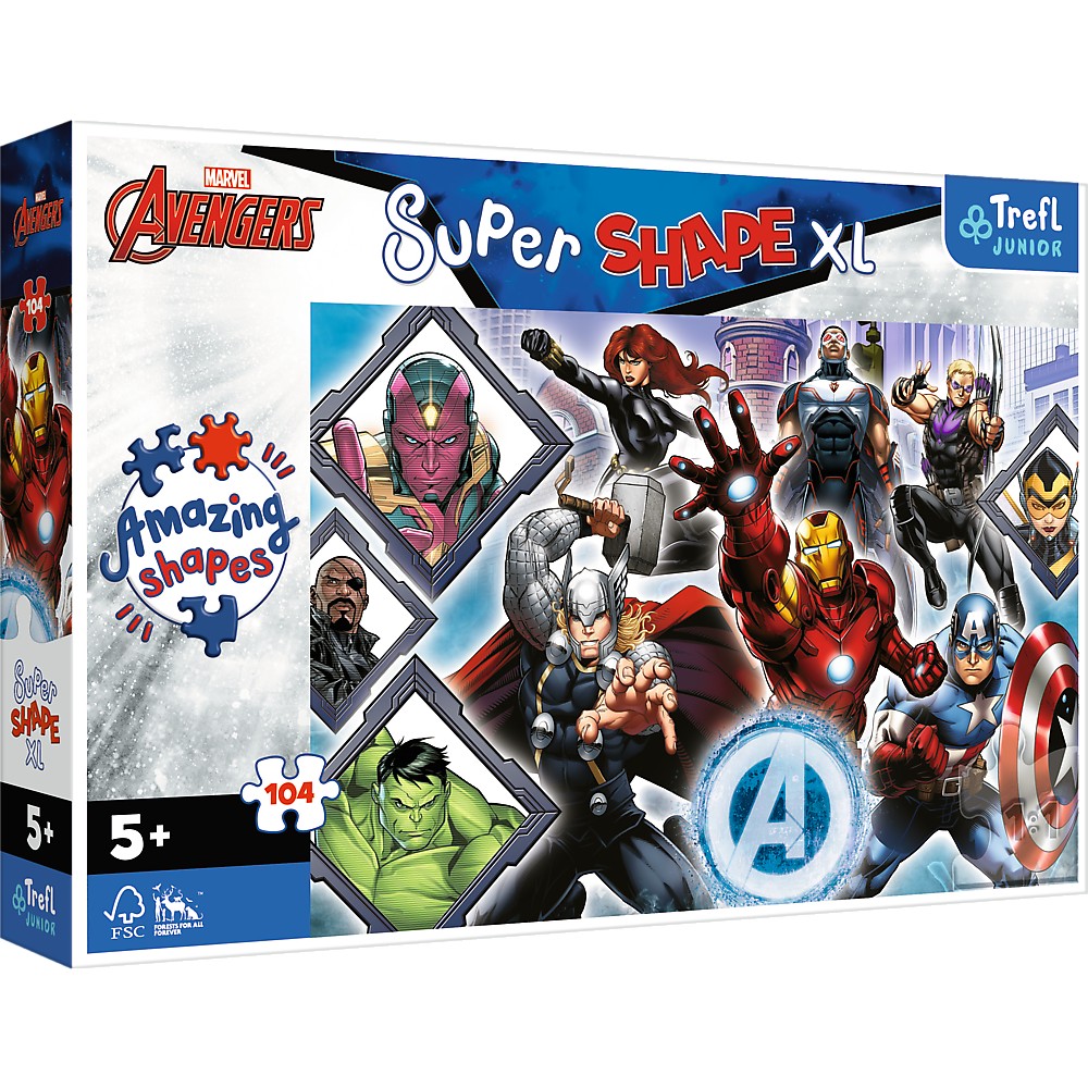 Puzzle Super Shape Avengers Trefl