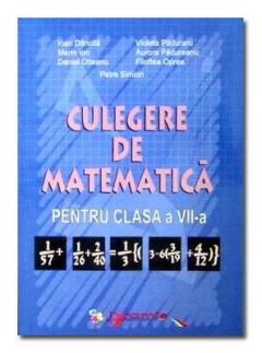 Culegere De Matematica Clasa A Vii A Petre Simion