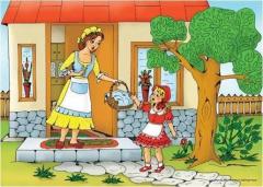 Planse povesti - Scufita Rosie si Turtita