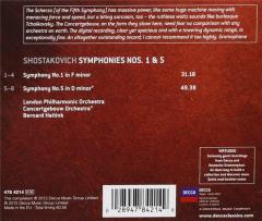 Shostakovich: Symphonies Nos.1 & 5