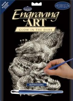 Glow In The Dark Engraving - Crocodile