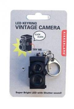 LED Keychain + Vintage Camera