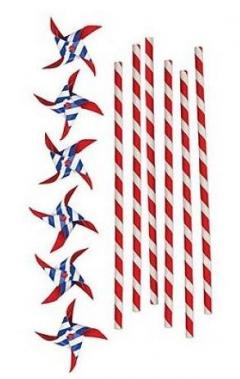 Set 6 paie de hartie - Pinwheel