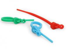 Inele de legat pungi Fermoar - 9 bucati