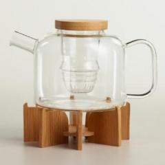 Ceainic cu infuzor si suport