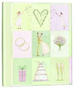 Wedding Checkerboard Large Blank Photo Album