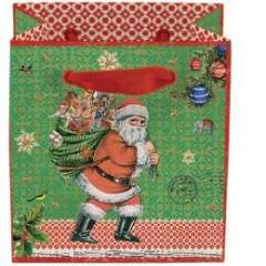 Punga cadou mini Santa with sack of gifts