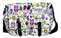 Elegant Owls Messenger Bag LAM