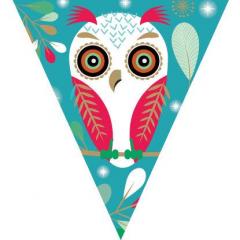 Ghirlanda pentru petreceri - bufnite elegante