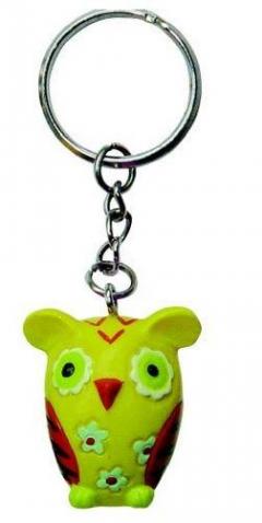Owl Key Ring - Lime | Roger la Borde