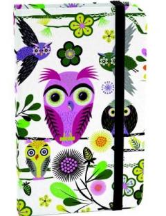 Elegant Owls Mini Attache Folder