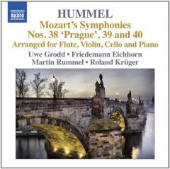 Hummel: Mozart's Symphonies Nos. 38, 39, 40