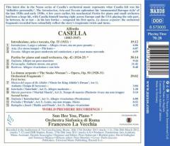 Casella: La donna serpente, Introduzione, aria e toccata, Partita for piano and orchestra