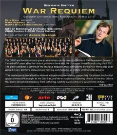 Britten: War Requiem (Erin Wall/ Mark Padmore/ Hanno Muller-Brachmann) (Blu-ray)