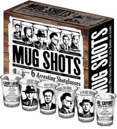 Set 6 pahare pentru shot - Mug Shots, 60 ml