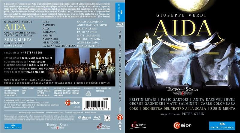 Verdi - Aida Blu ray - Zubin Mehta, Carlo Colombara, Choir