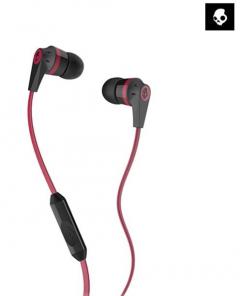 Casti Skullcandy Ink'd Black Red Microphone