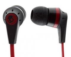 Casti Skullcandy Ink'd Black Red Microphone