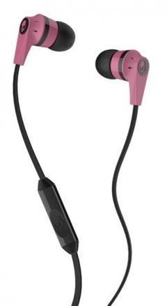 Casti Skullcandy Ink'd Mic Pink Black Microphone