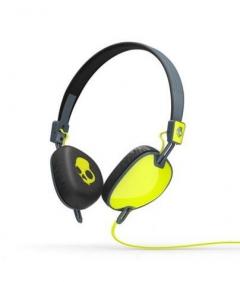 Casti Skullcandy Navigator Hot Green Grey Microphone