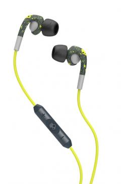 Casti Skullcandy Fix Dark Grey Light Hot Lime