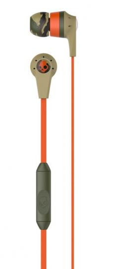 Casti Skullcandy Riot Ink'd Camo / Orange / Slate Microphone