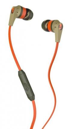 Casti Skullcandy Riot Ink'd Camo / Orange / Slate Microphone