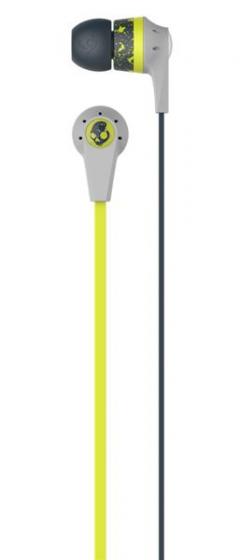 Casti Skullcandy Ink'd LGT Grey Hot Lime Dk Grey
