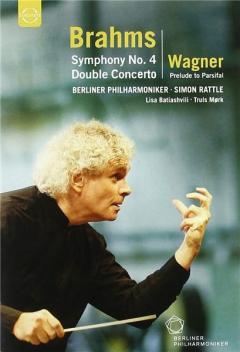 Simon Rattle conducts Brahms: Symphony No.4, Double Concerto and Wagner: Prelude to Parsifal