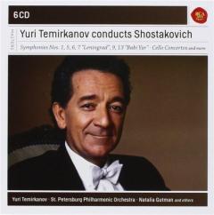 Yuri Temirkanov conducts Shostakovich: Symphonies 1, 5, 6, 7, 9, 13 / Cello Concertos