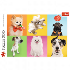 Puzzle 500 piese - Dogs