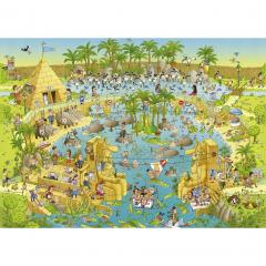 Puzzle- Degano: Nile Habitat, 1.000 piese