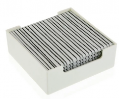 Coaster - Black Line Crystal