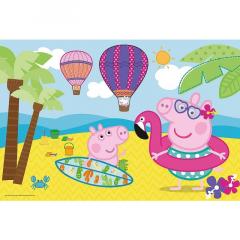 Puzzle 24 piese - Maxi - Peppa Pig in vacanta