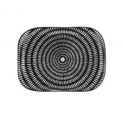 Farfurie - Cosmos Noir Et Blanc Rectangle, 14x10cm (doua modele)
