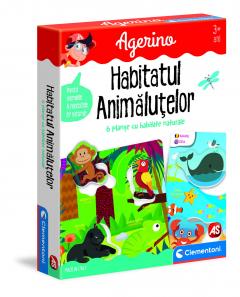 Puzzle educativ - Agerino - Habitatul animalutelor