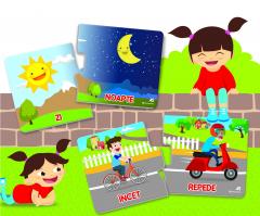 Puzzle educativ - Agerino - Jocul opozitiilor
