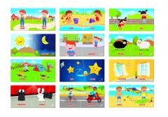 Puzzle educativ - Agerino - Jocul opozitiilor