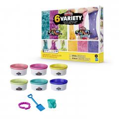 Set plastilina - Play-Doh: Sand Pack 6 variety