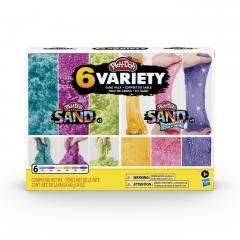 Set plastilina - Play-Doh: Sand Pack 6 variety