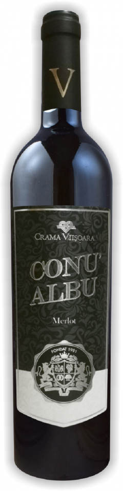 Vin rosu - Conu Albu, Merlot, sec