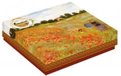 Platou din sticla - Les Coquelicots