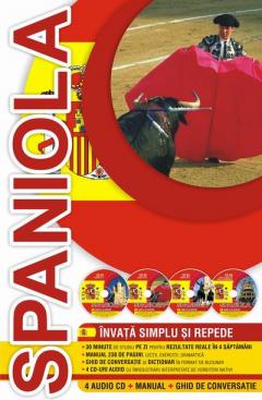 Invata simplu si repede limba spaniola - Manual - Ghid de conversatie - 4 Audio CD