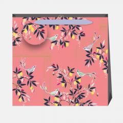 Punga cadou - Sara Miller: Coral Orchard Birds, large bag