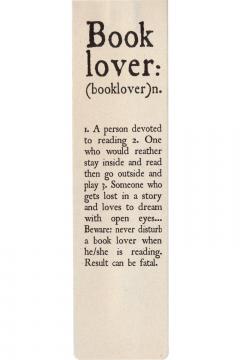 Semn de carte - Booklover definition Legami
