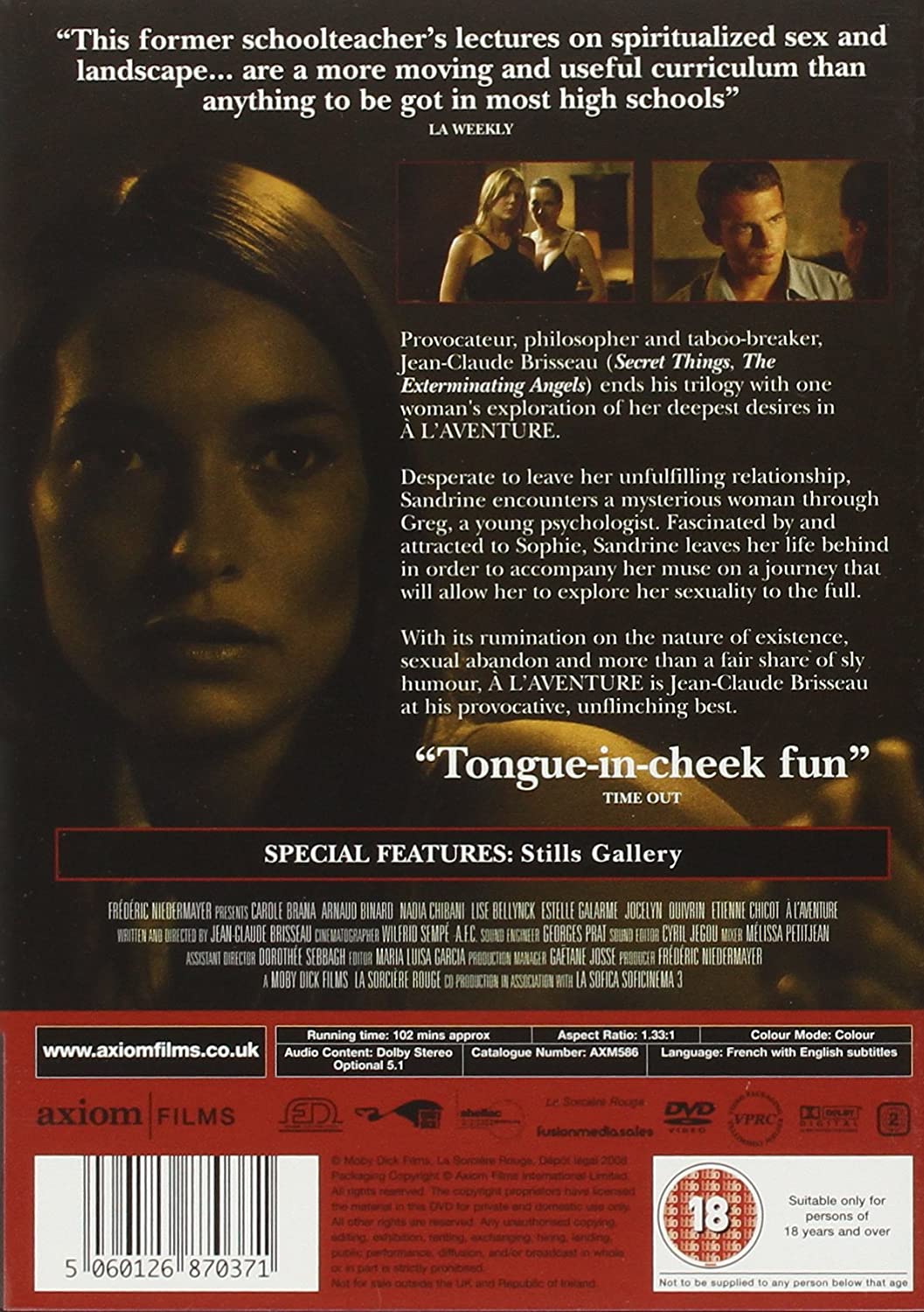 A L Aventure Jean Claude Brisseau