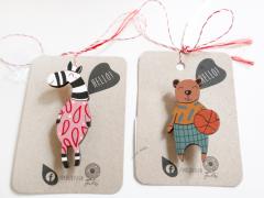 Martisor - Brosa lemn (mai multe modele)