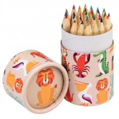 Set de 36 creioane colorate - Animals