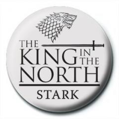 Insigna - Game of Thrones , King in the North